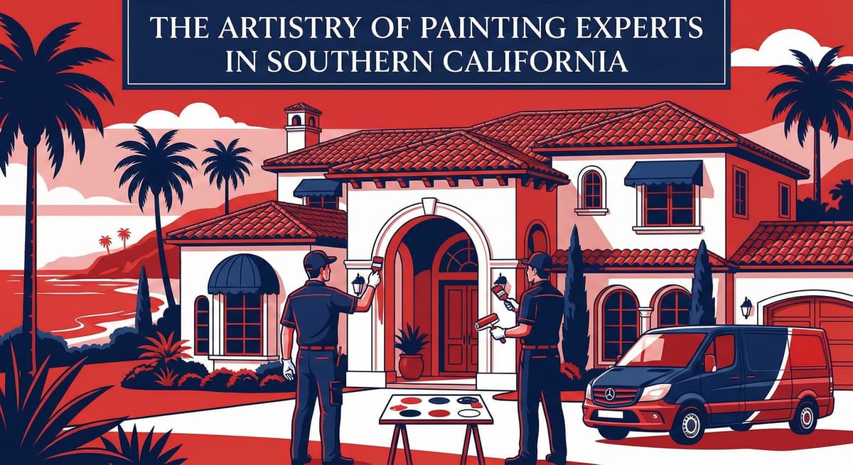 Artistry of painting experts in Southern California providing stucco finish coats and color application over proper drainage systems