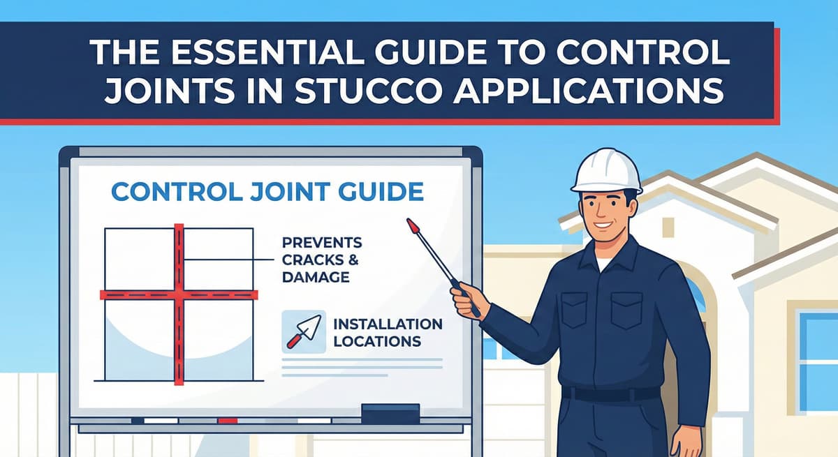 Stucco Champions infographic comparing warm earth-tone stucco versus cool modern white stucco to show the impact on curb appeal.