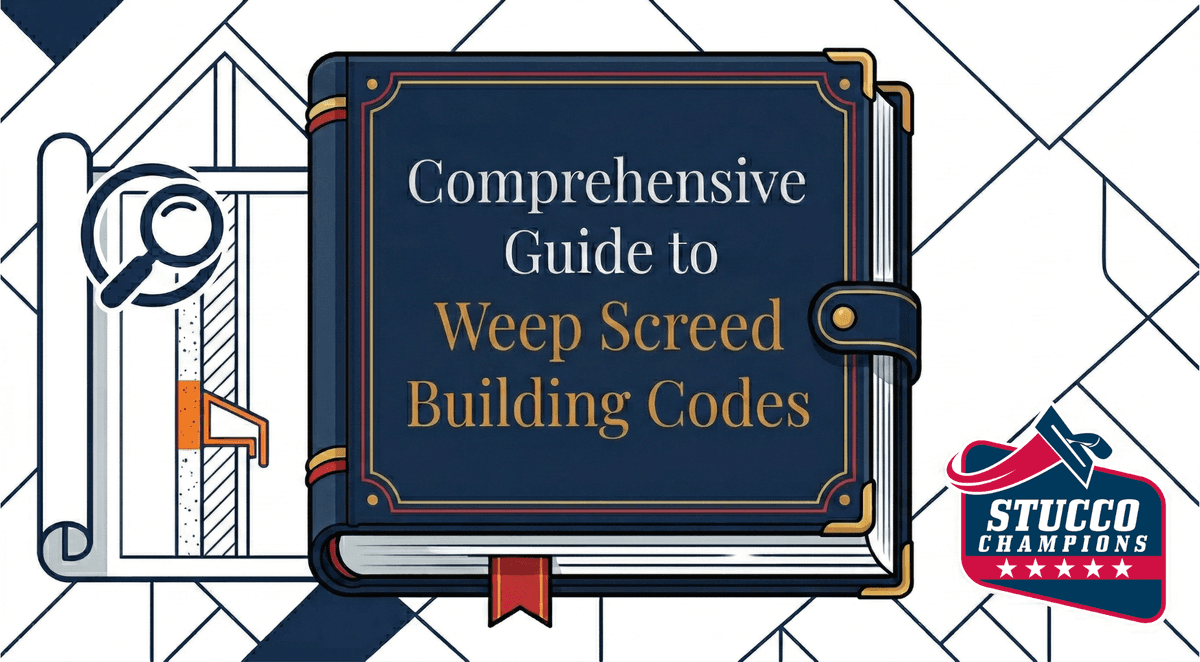A Stucco Champions comprehensive guide to weep screed building codes for Southern California homes.