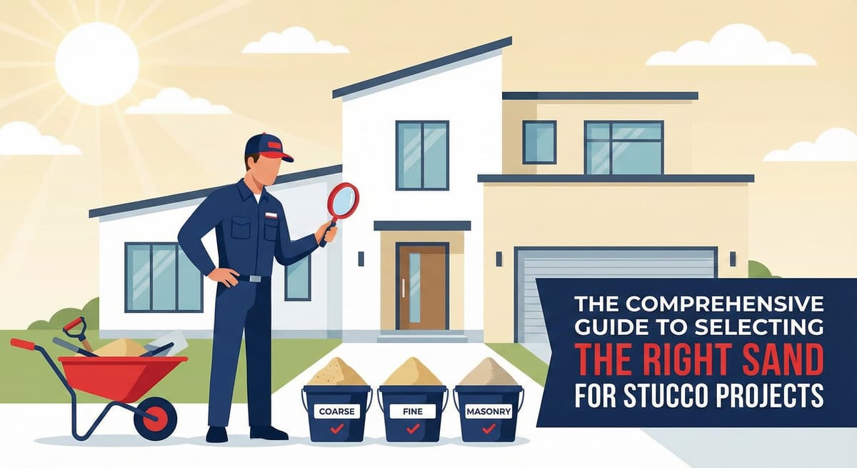 Stucco Champions infographic comparing warm earth-tone stucco versus cool modern white stucco to show the impact on curb appeal.