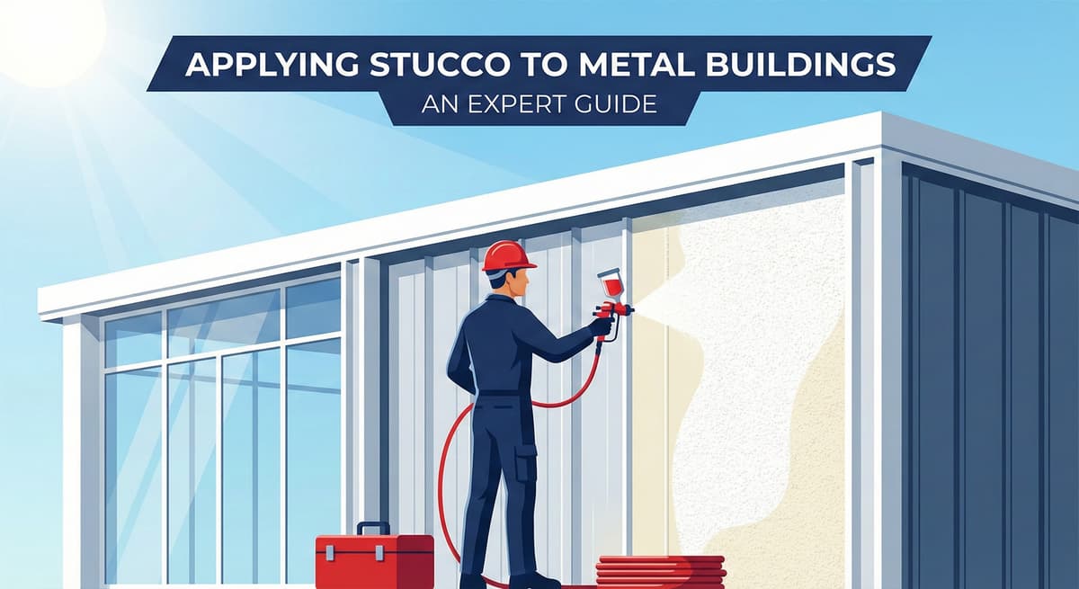 Stucco Champions infographic comparing warm earth-tone stucco versus cool modern white stucco to show the impact on curb appeal.