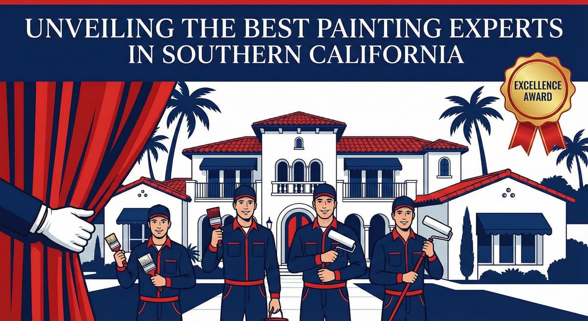 Unveiling the best painting experts in Southern California providing excellence award winning stucco finish coats and color applications