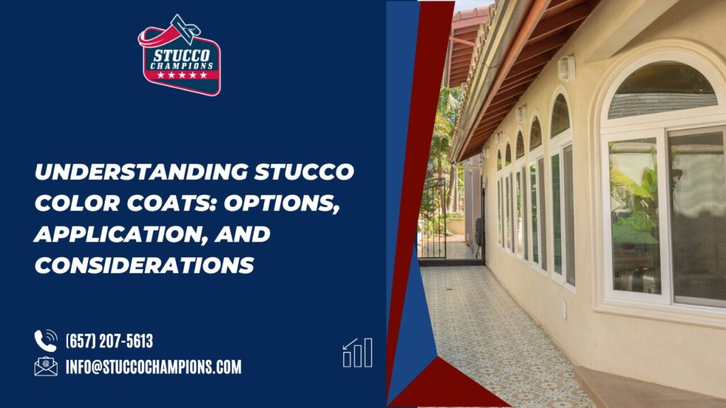 Stucco Color Coats