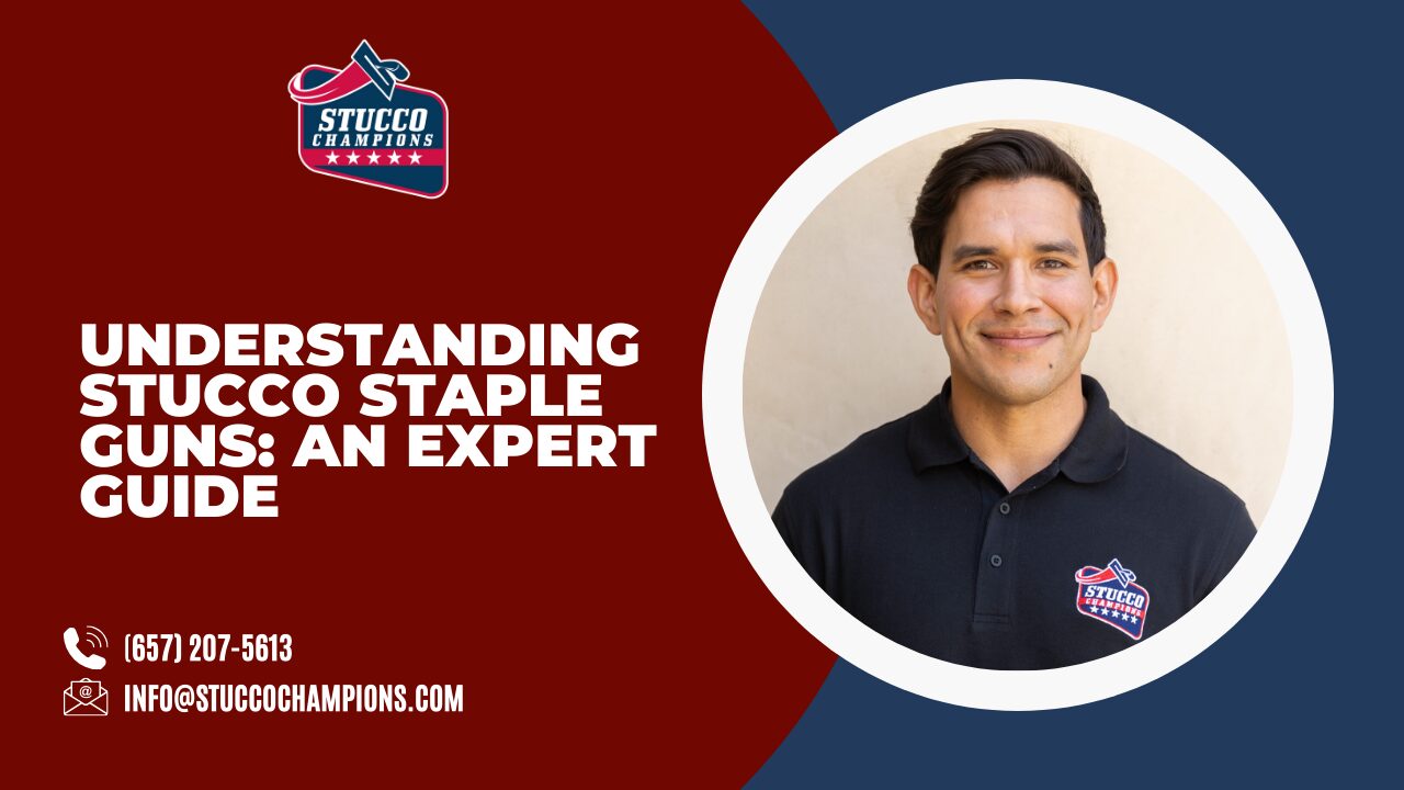Understanding Stucco Staple Guns An Expert Guide Stucco Champions