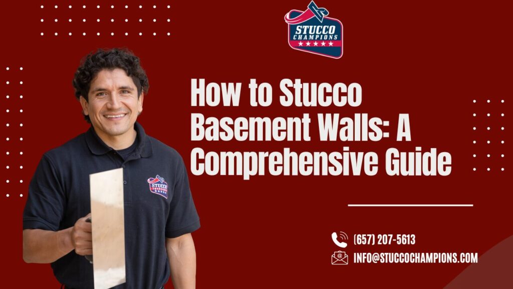 Stucco Basement Walls