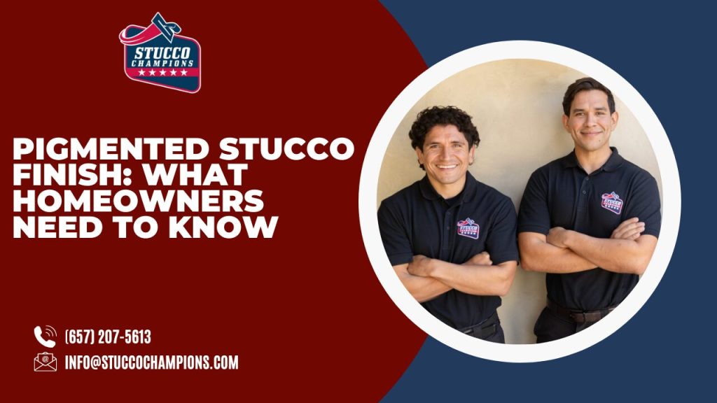 Pigmented Stucco Finish: What Homeowners Need to Know