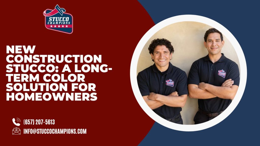 New Construction Stucco: A Long-Term Color Solution for Homeowners