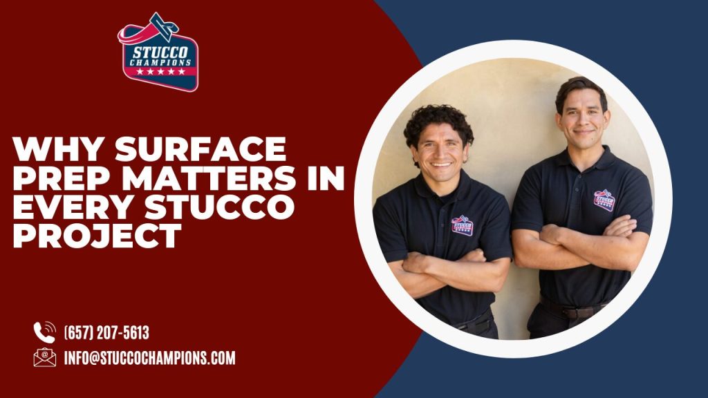Why Surface Prep Matters in Every Stucco Project