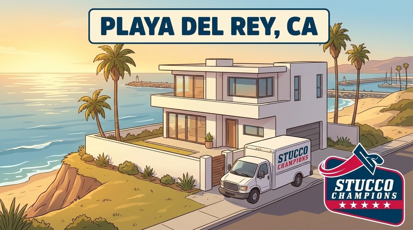 Playa del Rey Stucco Repair, Patching & Re-Stucco Experts